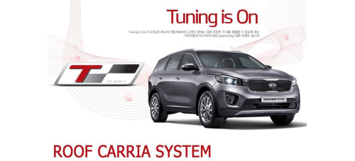 tuon roof carria system kia sorento r 2014-16